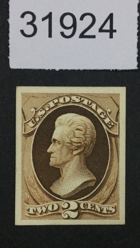 US STAMPS #157p4 PROOF ON CARD  LOT #31924