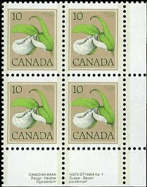 CANADA   #711 MNH LOWER RIGHT PLATE BLOCK  (4-2)