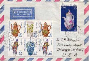 Germany D.D.R., Airmail, Art