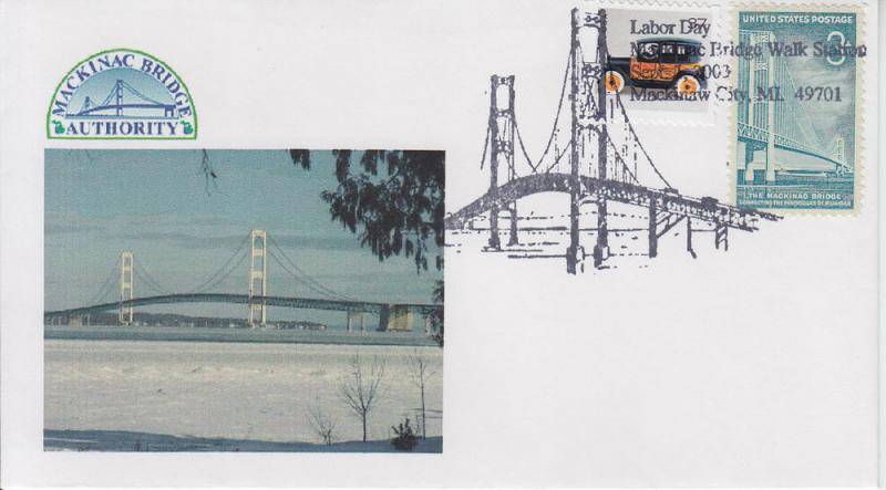 2003 Michigan -Labor Day Mackinac Bridge Walk Pictorial 