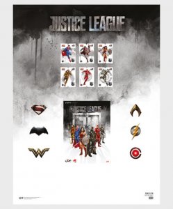 Portugal 2020 Stamps Collectibles First Day Sheet Justice League DC Comics
