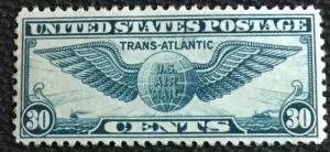 US #C24 MNH Single Winged Globe Transatlantic SCV $11.00 L21