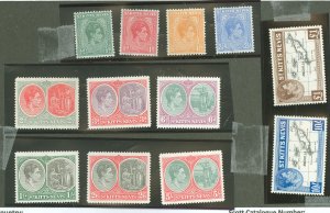 St. Kitts-Nevis #79-90  Single (Complete Set)