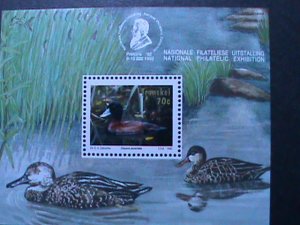 TRANSKEI 1992 NATIONAL STAMPS SHOW-LOVELY COLORFUL BIRDS-MNH-S/S-VERY FINE