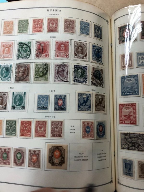 INTERNATIONAL COLLECTION IN SCOTT ALBUM – PORTUGAL TO RUSSIA – 423335