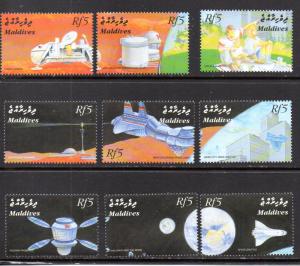 Maldive Islands #2418a-2418i MNH