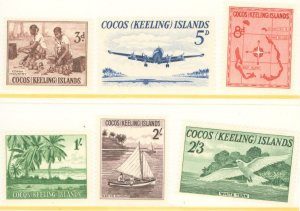 Cocos (Keeling) Islands #1-6 Mint (NH) Single (Complete Set)