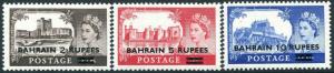 BAHRAIN-1955-60 Castle High Values Sg 94-96  UNMOUNTED MINT V29733