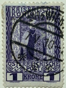 AlexStamps AUSTRIA #124 XF Used SON