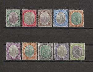 ST KITTS & NEVIS 1903 SG 1/10 MINT Cat £150