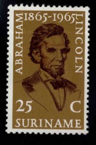 Suriname Scott 316 MNH** 1965 Abraham Lincoln stamp