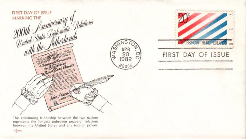 #2003 US - Netherlands SOS FDC