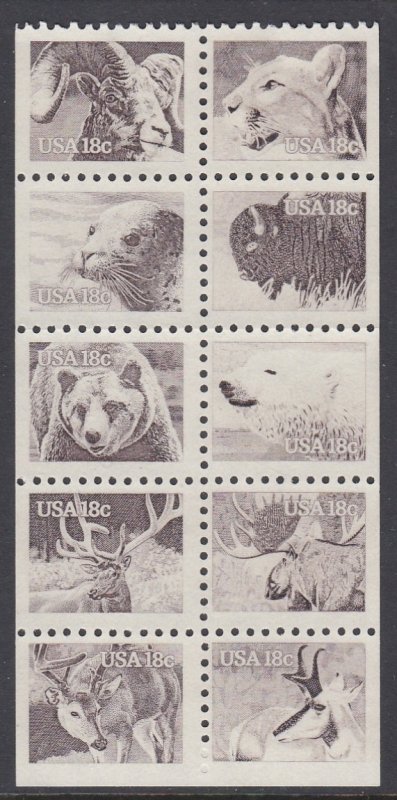 1889a American Wildlife MNH