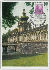 32273  MAXIMUM CARD - Architecture : GERMANY DDR 1957