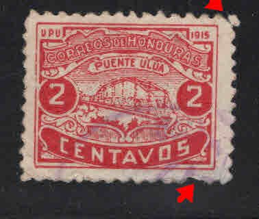 Honduras  Scott 175 Used stamp not faults nice color and centering