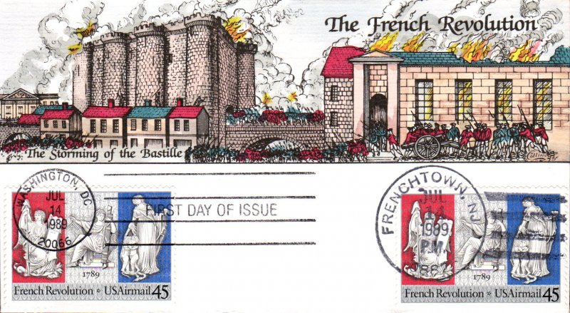 #C120 French Revolution Collins FDC