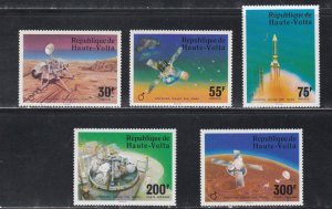 Burkina Faso # 398-400, C238-239, C240, Viking Mars Project, Mint NH, 1/2 CAt.