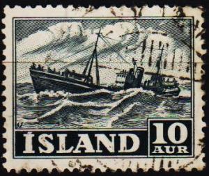 Iceland. 1950 10a S.G.297 Fine Used