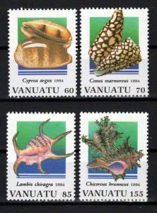 Vanuatu 632-635 MNH Seashells Marine Life ZAYIX 0624S0125