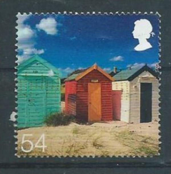 GROSBRITANNIEN GRANDE BRETAGNE GB 2007 Beside the Seaside: Beach Huts  54p SG...