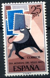 Spain Sc#1306 MNH, 25c multi, World Stamp Day (1965) (1965)