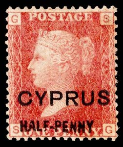 Cyprus Scott 10 Unused hinged.