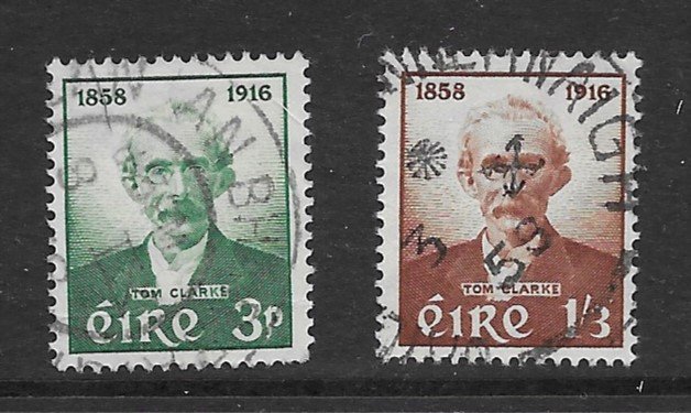 Ireland  165-66  1958 set  2  used