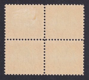 US Scott 573 (Centre line block of 4) 1923 Head of Freedom Statue, $5, LH MINT