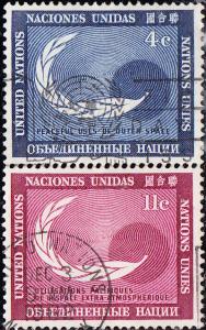 UN #112-113  Used  FD Cancel