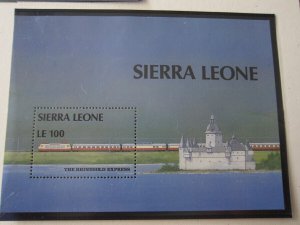 Sierra Leone 1987 Sc 898A Train MNH
