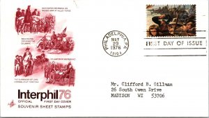 FDC 1976 SC #1688 Artcraft Cachet - Philadelphia, PA - Single - J1303