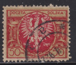 Poland 164 Polish Eagle 50MK 1921