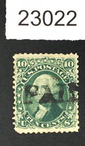 MOMEN: US STAMPS # 68 PAID USED LOT #23022