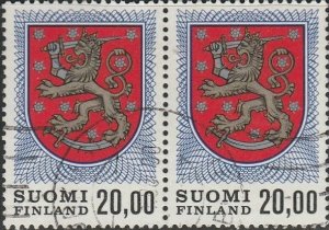 Finland, #470A Used Pair From 1968-78