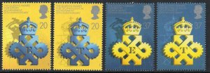 1990 Sg 1497/1500 Queen's Awards for Export and Technology Unmounted Mint 