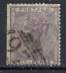 Great Britain 27 Used 1956 issue; straight edge one side (an9256a)