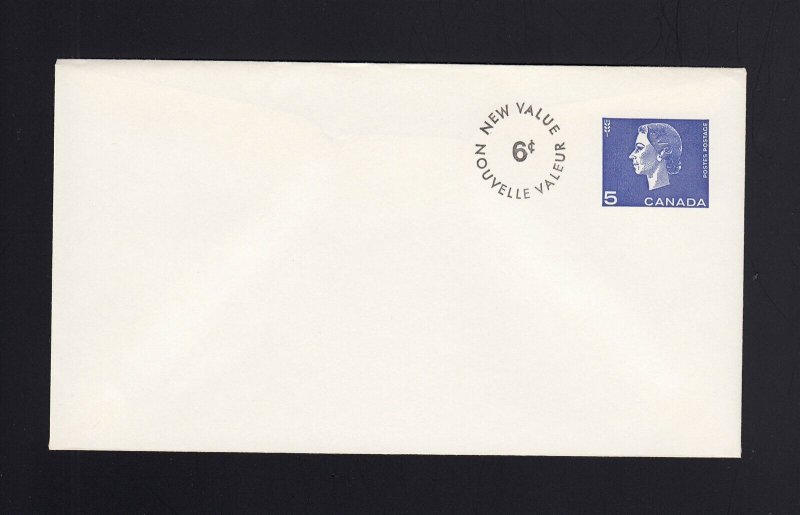 CANADA: Webb #EN9b 6c on 5c Mint Envelope