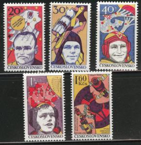 Czechoslovakia Scott 2139-2143 MNH** set