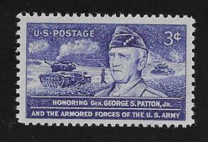 SC# 1026 - (3c) - General George Patton, MNH single