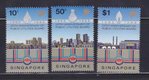 Singapore 529-531 Set MNH Public Utilities Board