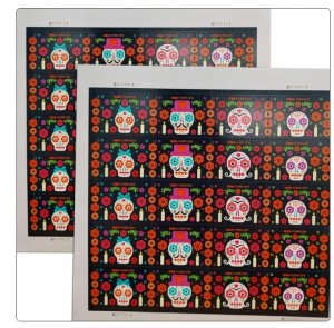 Day of the Dead USPS Forever Postage Stamps