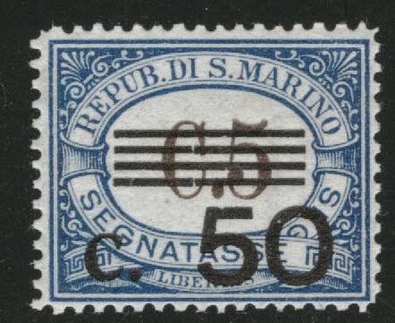 San Marino Scott J54 MNH** 1937 Postage Due CV$17.50