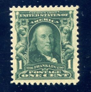 US SCOTT #300 MINT-XF-OG-NH GRADED 90 W/ PF CERT SMQ $75 (6/5/24 GP)