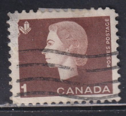 Canada 401 Queen Elizabeth II 1¢ 1963