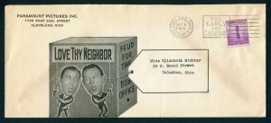 1940 Paramount Pictures - Love Thy Neighbor Movie Advertising Cleveland, Ohio