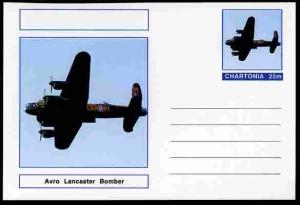Chartonia (Fantasy) Aircraft - Avro LancasterI postal sta...
