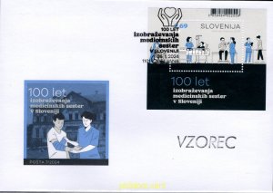 728183 MNH ESLOVENIA 2024 100 AÑOS DE FORMACIÓN EN ENFERMERÍA