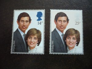 Stamps - Great Britain - Scott# 950-951 - Mint Never Hinged Set of 2 Stamps
