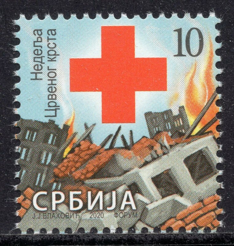 1541 SERBIA 2020 - Red Cross - MNH Set