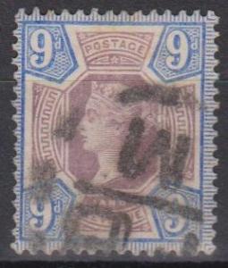 Great Britain #120 F-VF Used CV $42.50 (B8626)